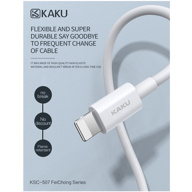 Kaku PD25W Apple iOS - Fast Charging Cable - Image 3